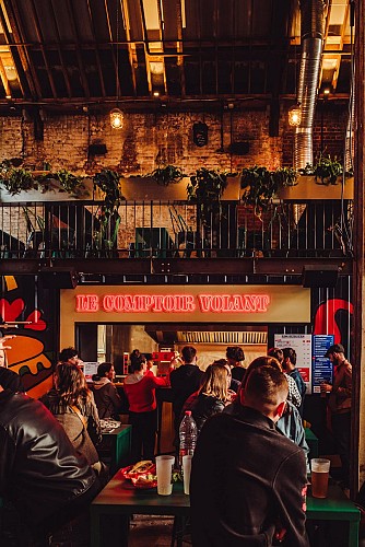 Friche gourmande Summer Party intérieur comptoir