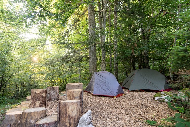 Aire de bivouac de la Place à Baban