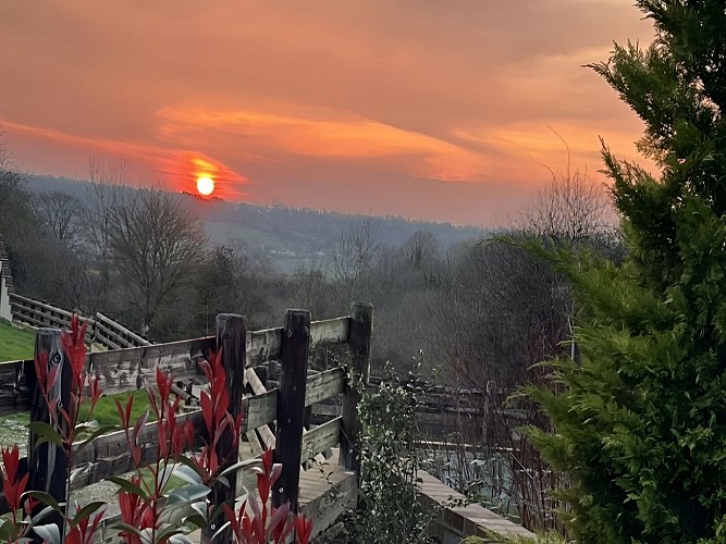 Du gîte à la serre vue