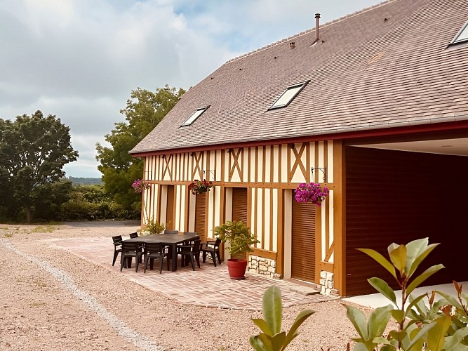 Du gîte à la serre terrasse