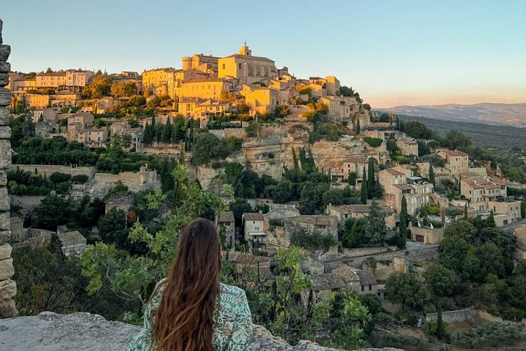 Couché de soleil sur Gordes