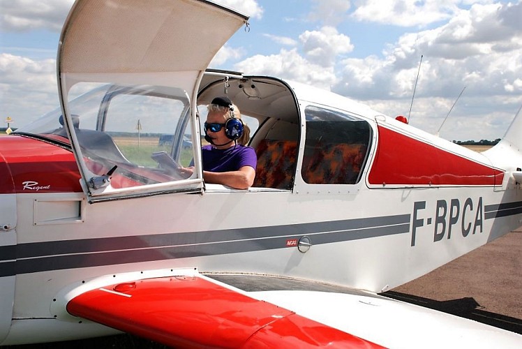F-BPCA avec pilote JP Romero © Aéro club du Vexin