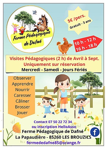 FERME PÉDAGOGIQUE DE DAFNÉ