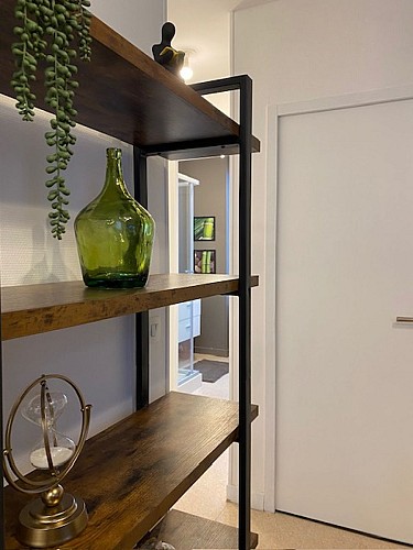 salon couloir salle d'eau