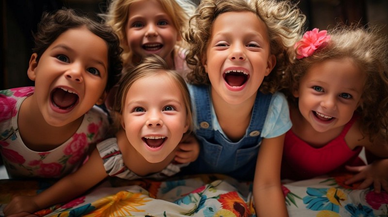 Group photos capturing the smiles, joy, among the party
