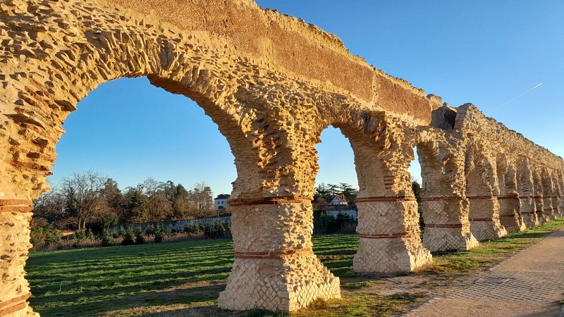 Aqueduc du Gier - Site du Plat de l'Air (roman aqueduct)