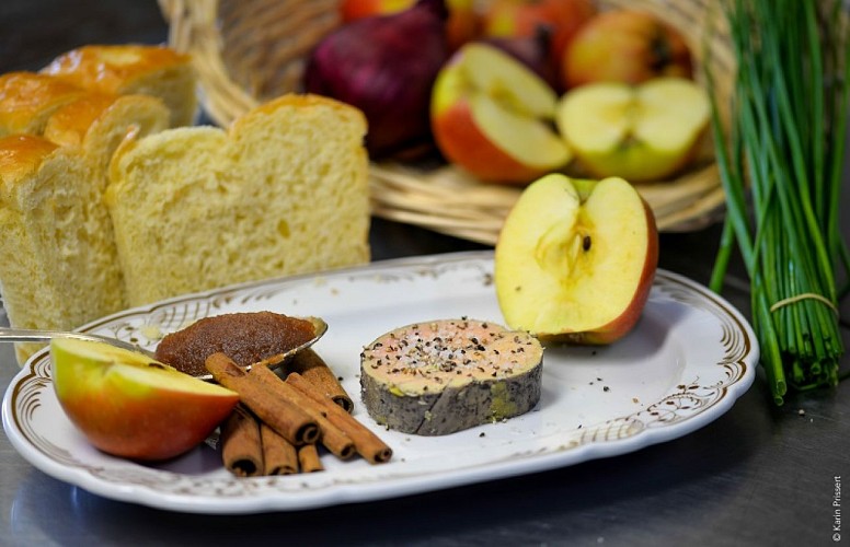 hostellerie saint pierre-saint pierre du vauvray_Restaurant_foie gras_normandie