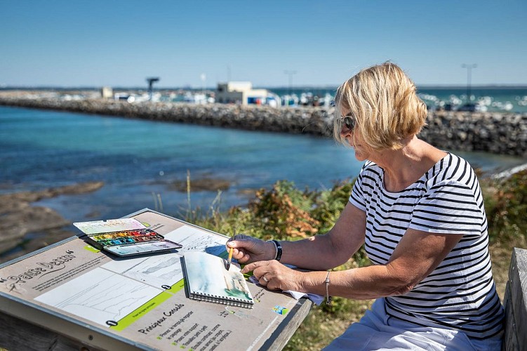 PAUSE DESSIN AU PORT DE GRAVETTE