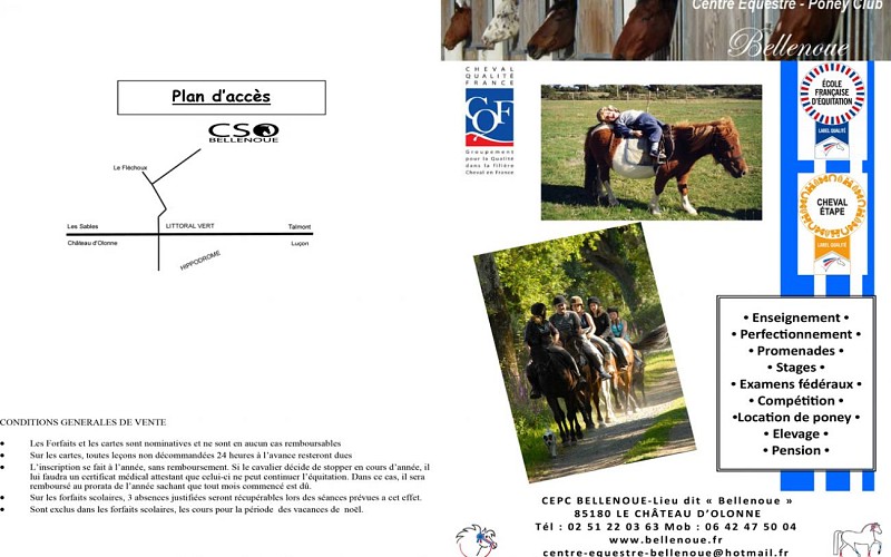 Centre équestre de Bellenoue
