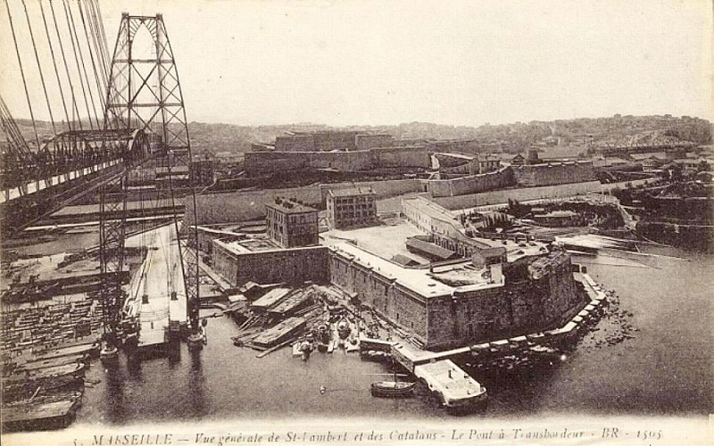 Pont Transbordeur - 1944 Dynamitage Allemand