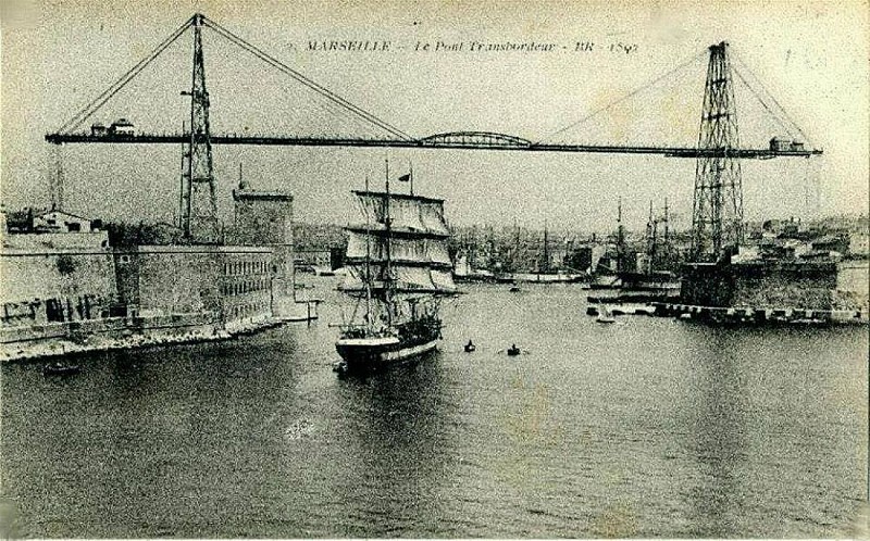 Pont Transbordeur - 1944 Dynamitage Allemand