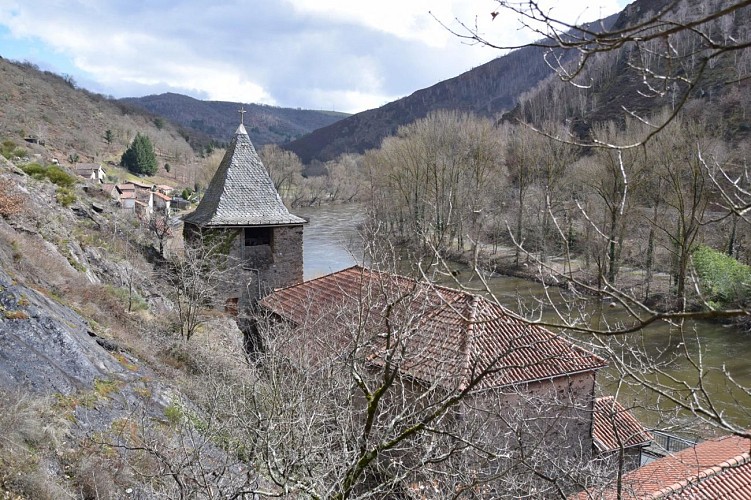 Vue sur la rivière Lot