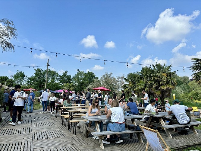La Guinguette de la Plage foule