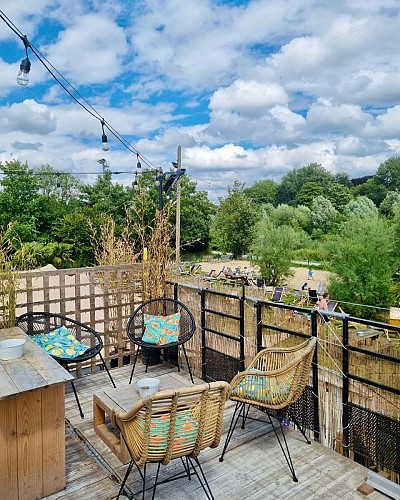 La Guinguette de la Plage terrasse plage