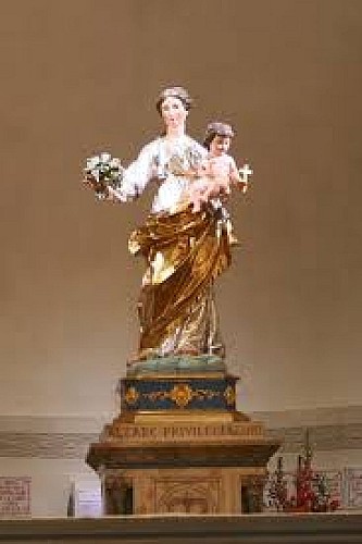 La vierge au bouquet