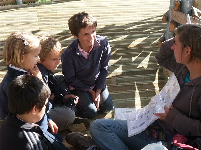 Maison de la Pinatelle, multimediale ausstellung rund um die vulkanlandschaften des Cantal