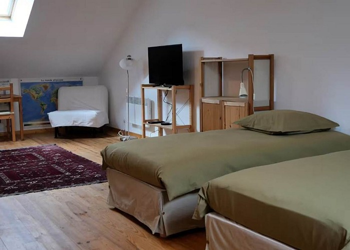 chambre 2 en mezzanine