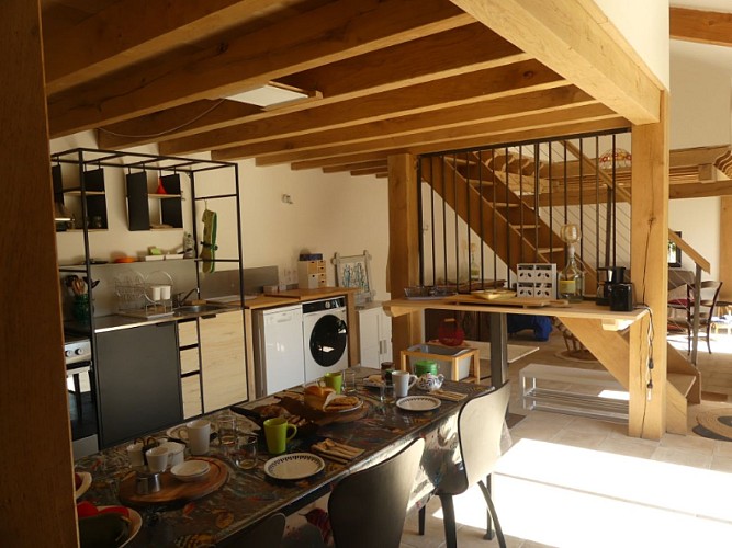 Gîte La Férandie, cuisine - Chéronnac, Périgord-Limousin