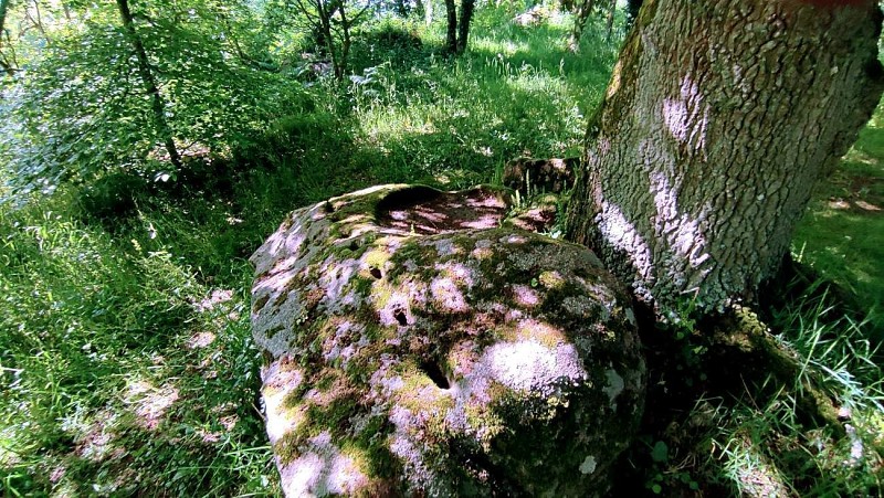 Bloc de granite travaillé