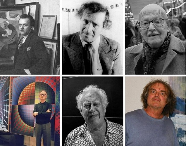 André Lhote, Marc Chagall, Willy Ronis, Victor Vasarely, Hans Silvester, Kristian Desailly