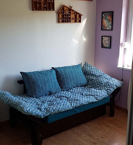 disposition canapé au 1er niveau du Duplex Kopp à Molsheim