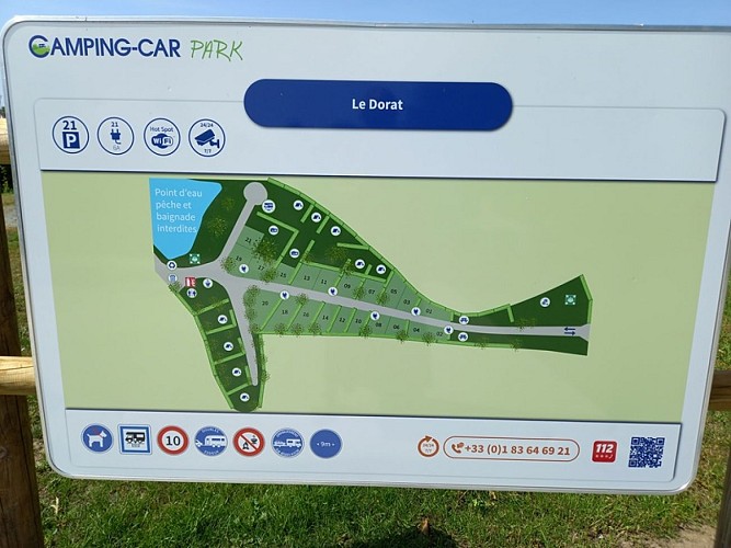aire de camping car Le Dorat