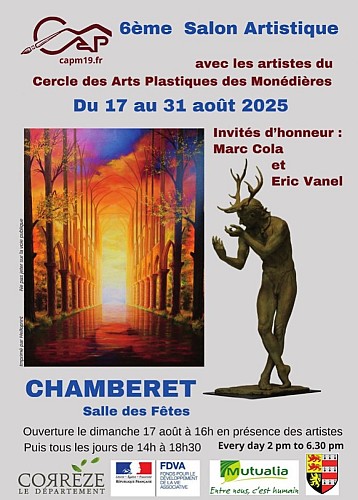 CHAMBERET Salon Artistique du 17 au 31.08.2025