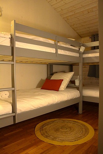 Chambre "suite familiale", le dortoir