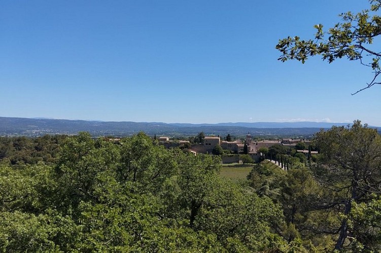Maubec depuis la Draille des frères Nouguier