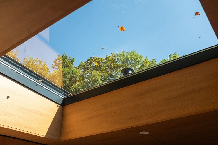 Vue sur le ciel dans le lodge