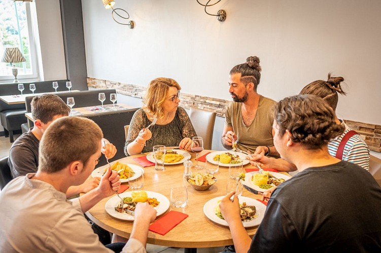 déjeuner convivial à La Scala, restaurant italien à Freyming-Merlebach