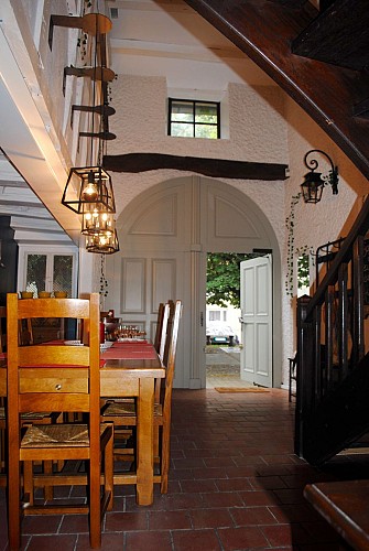 Salle à manger gîte l'Ecumoire Hombourg-Haut