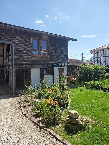 La Varnière - Jardin et cuisine commune - Lac du Der en Champagne