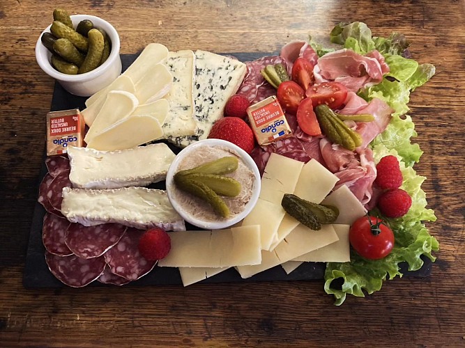 Planche charcuterie