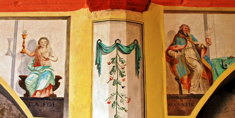 Eglise Notre Dame de Montcuq et ses peinture murales