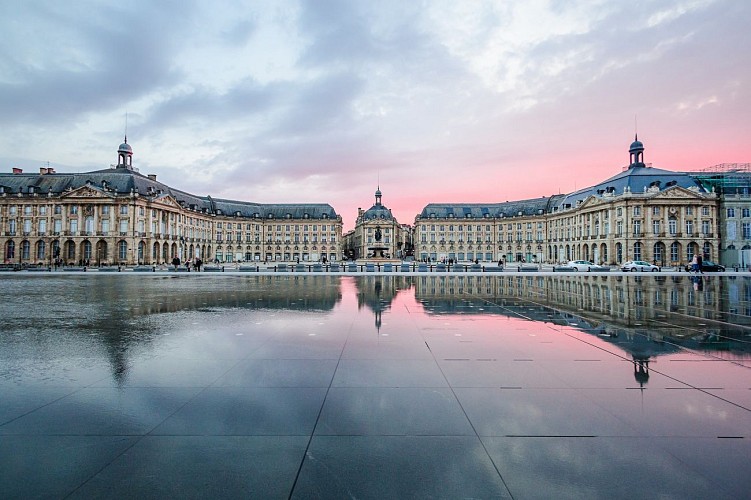Place de la Bourse à Bordeaux