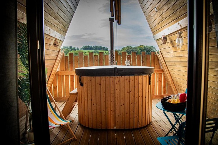 Domaine de la vôge chalets et spa - l'atypique