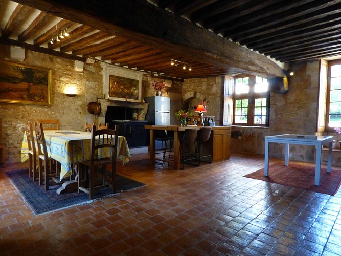 Salle à manger - Gite du Prieuré