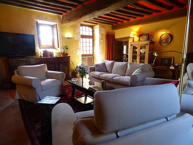 Salon - Gite du Prieuré