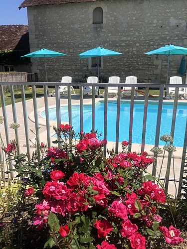 piscine chauffee et securisee