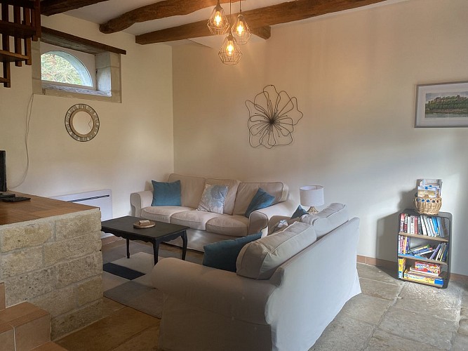 Salon avec television