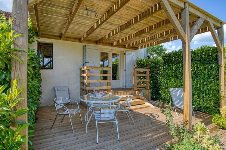 Gite Feyrac - Terrasse