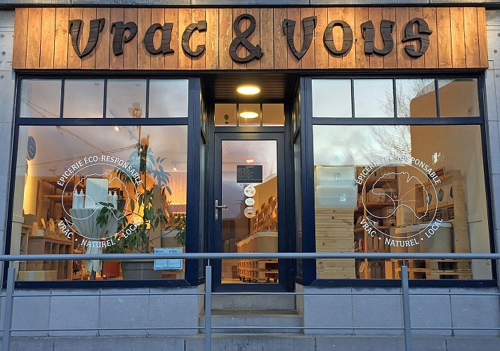 Photo devanture du magasin 'Vrac &amp; Vous' (contenu web)
