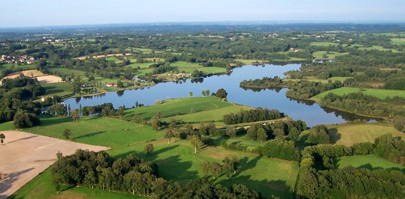 étang de la Chaume vue aérienne