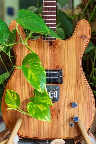 Guitare électrique artisanale chez le Taillandier©Martin Champon