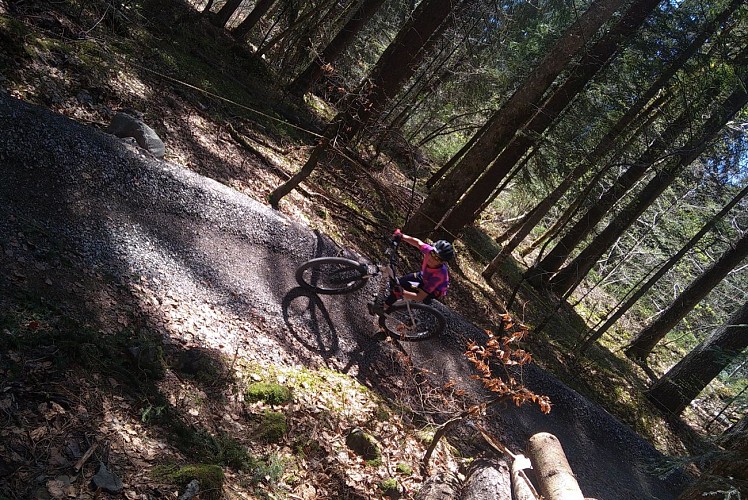 Electric mountain bike for 11-15 year olds Chinaillon: Riding and thrills at blue and red levels