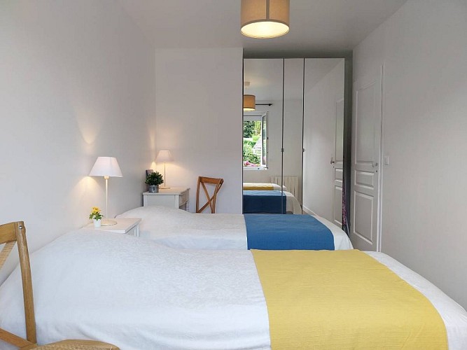 Normandie- Villa de bord de mer - Le Clos de Varengeville sur Mer - Chambre