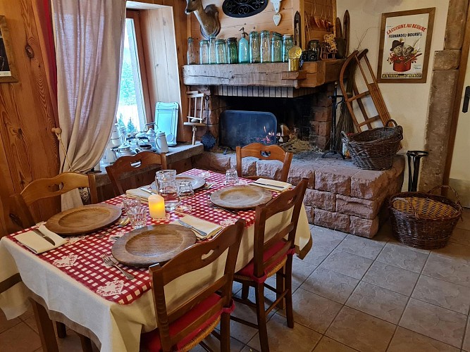 Exemple d'une tablée.