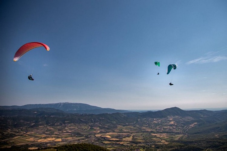 Parapente dans les Baronnies