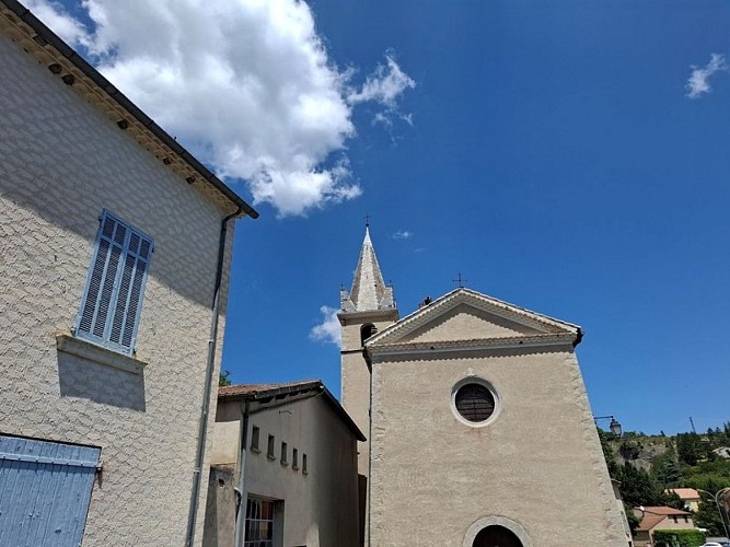 L'église Sainte-Agathe de Trescléoux